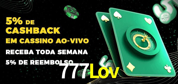 Promoções do cassino ao Vivo 777Lov